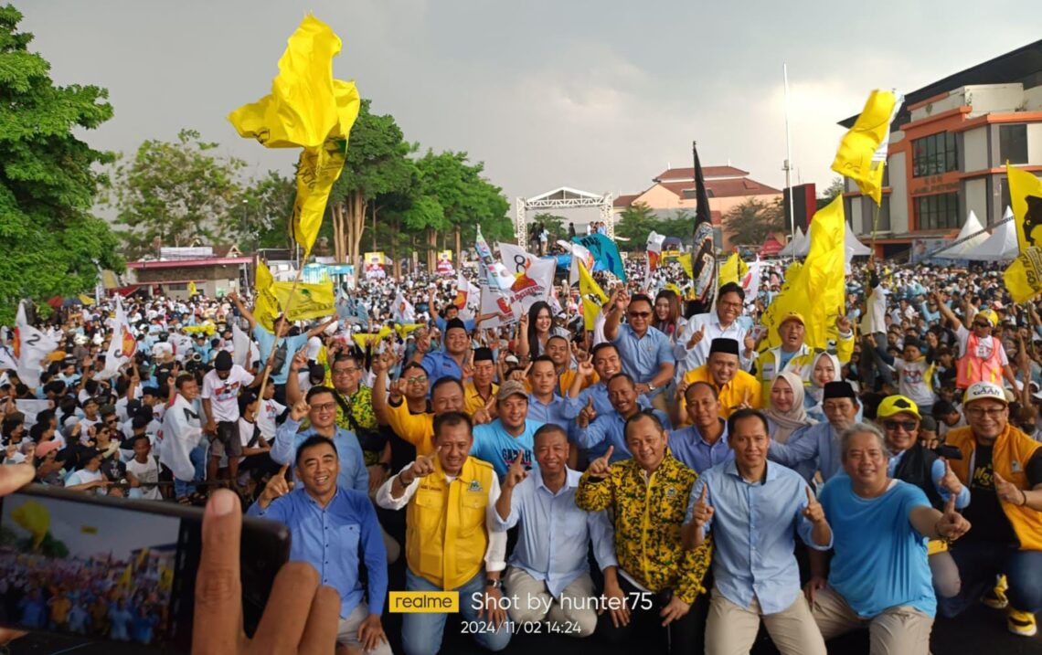 Hadir Sebagai Jurkam, Sekjen DPP dan Anggota DPR-RI Partai Golkar Siap Menangkan Paslon GaBah di Pilkada Tulungagung 2024